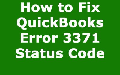 How to Fix QuickBooks Error 3371 Status Code 11118?