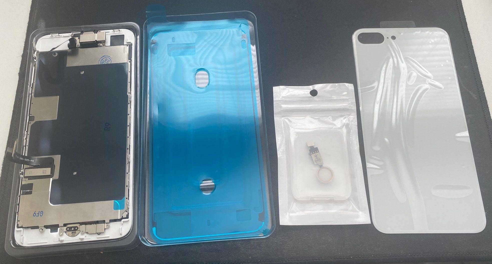 iPhone 8 Plus LCD, Home Button, Camera, Rear Glass