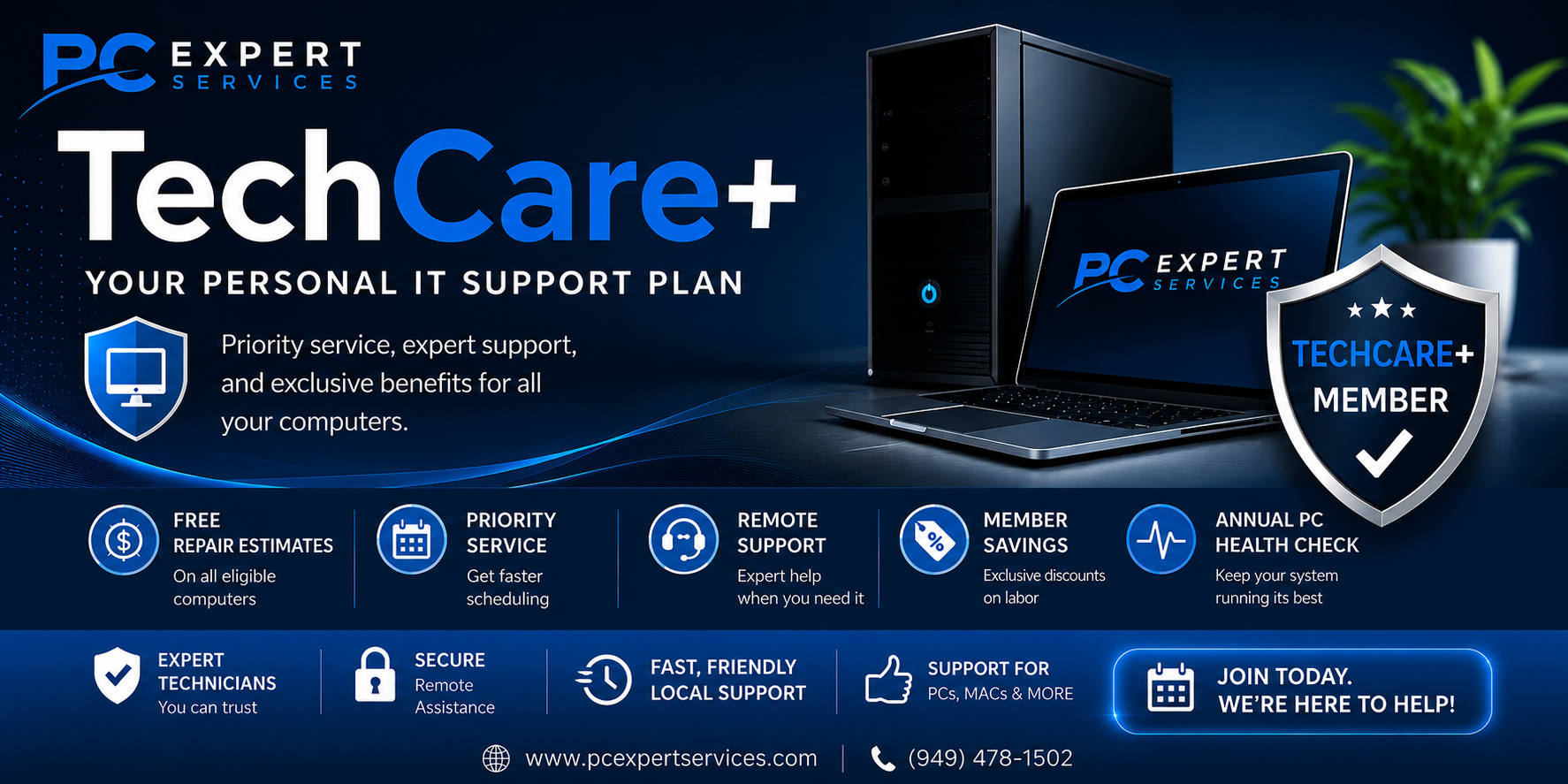 PC-Expert-Services-Foothill-Ranch-TechCare+_banner PC Expert Services TechCare+ in Foothill Ranch